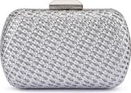 Olga Berg Mali Textured Frame Clutch