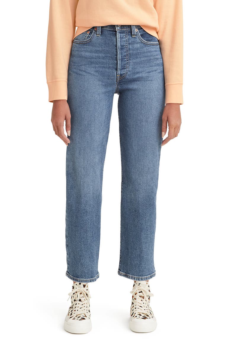 Levi's<sup>®</sup> Ribcage Straight Ankle Jeans, Main, color,
