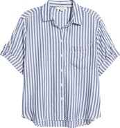 beachlunchlounge Murphy Stripe Button-Up Shirt