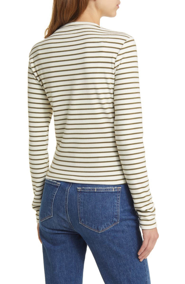 Joe's The Greta Stripe Wrap Front Knit Top, Alternate, color,