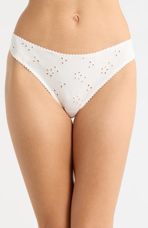 Free People Homegrown Thong In White