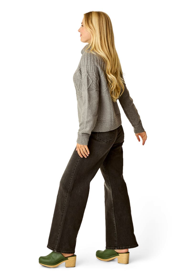 Audrey Wide Leg, Alternate, color, Washed Black