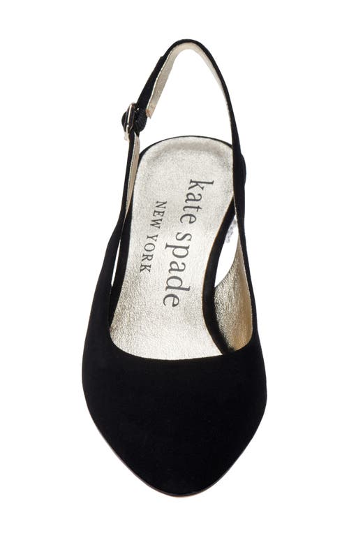 Kate Spade New York Pointy Toe Slingback Pump In Black