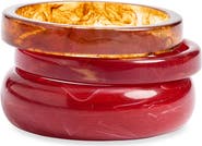 Nordstrom Set of 3 Resin Bangles