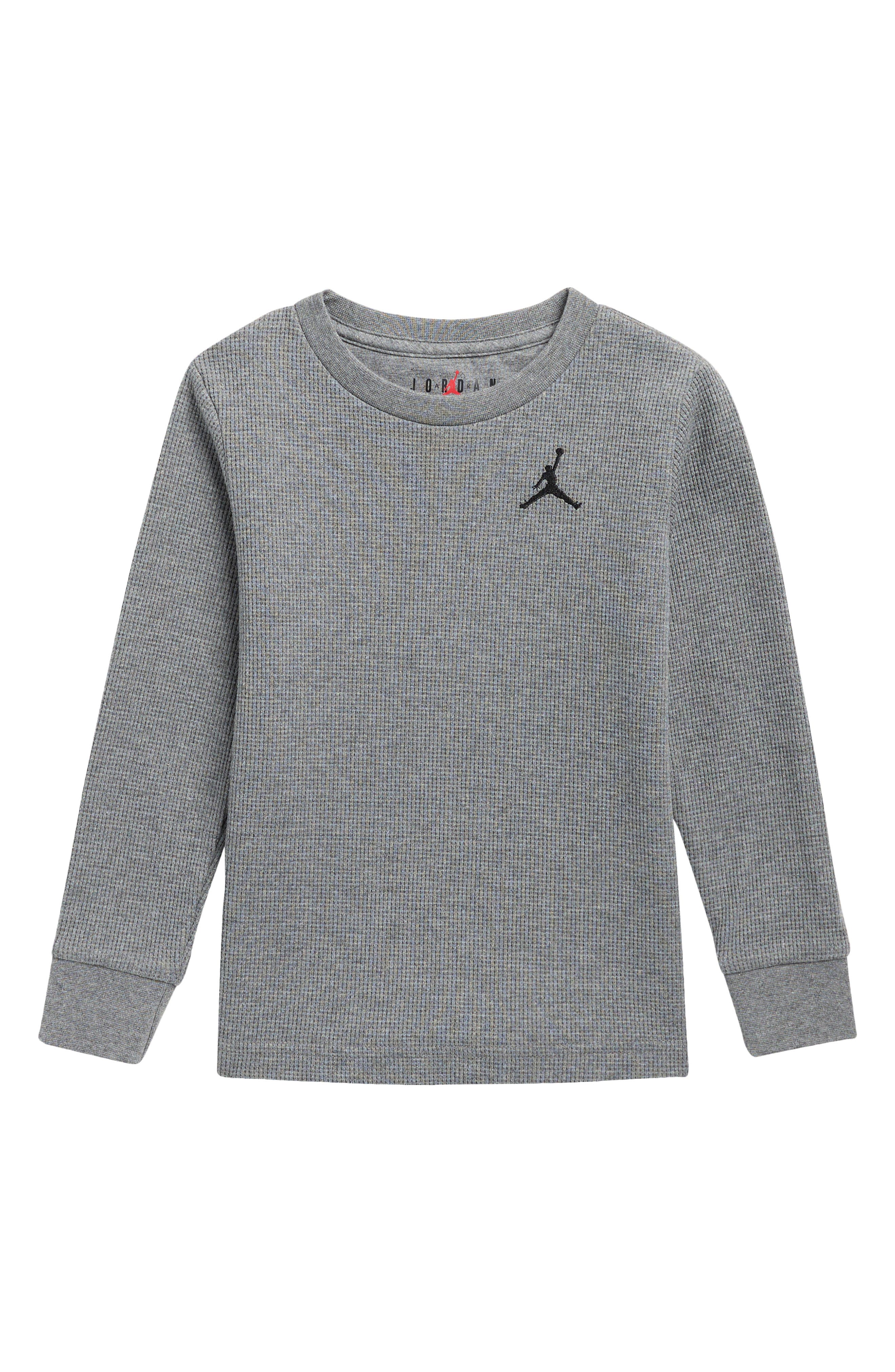 Kids' Essentials Waffle Knit Long Sleeve T-Shirt