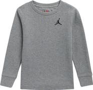 Jordan Kids' Essentials Waffle Knit Long Sleeve T-Shirt