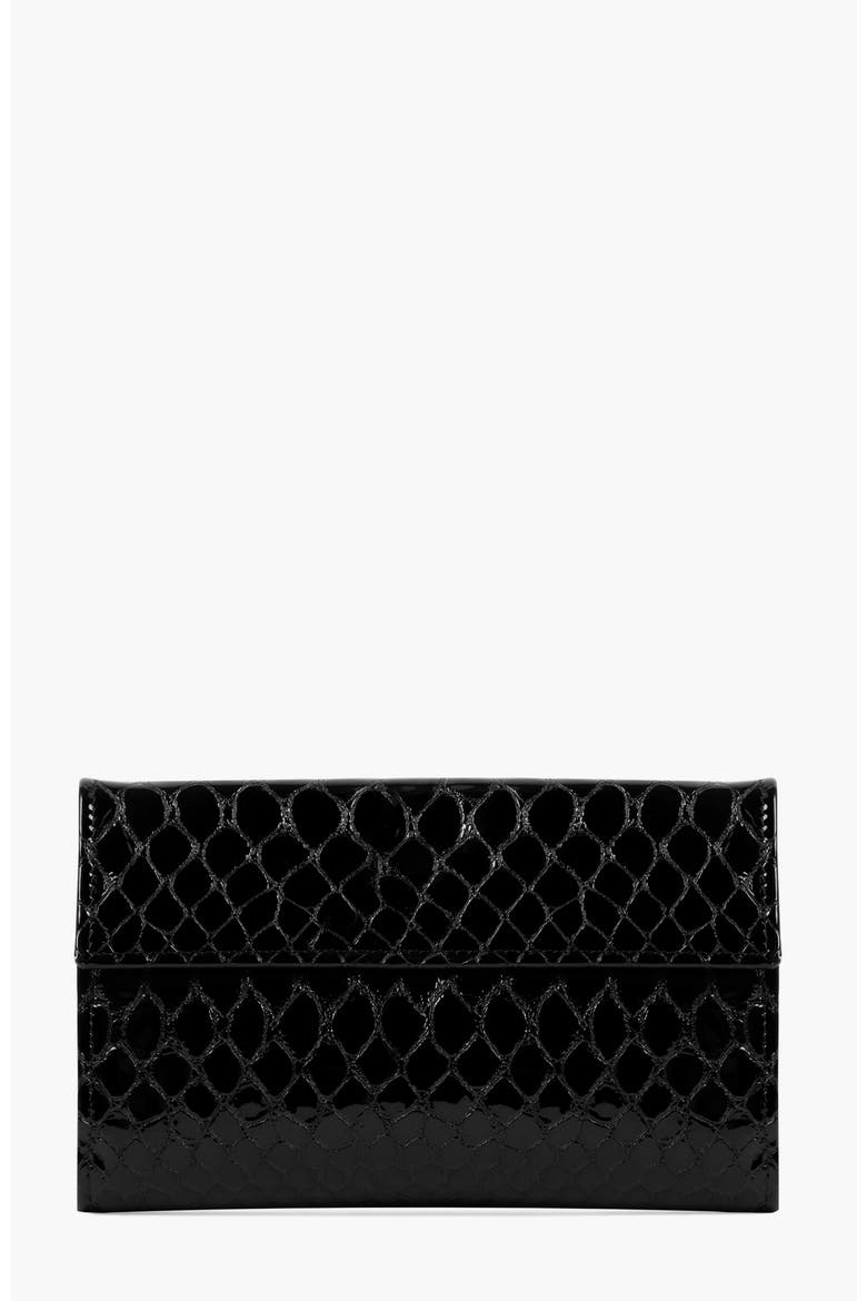 Gallop Patent Leather Wallet 206, Alternate, color, Black