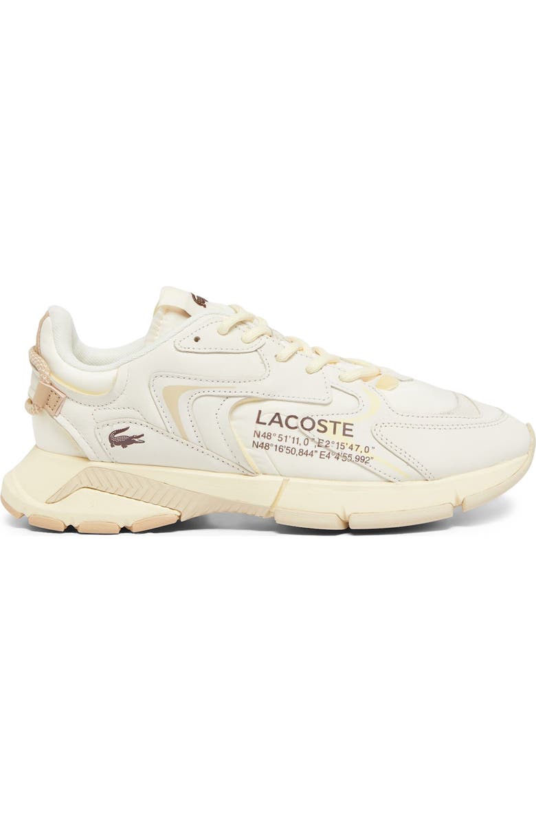 Lacoste L003 Neo 125 Sneaker, Alternate, color, Off White/ Light Brown
