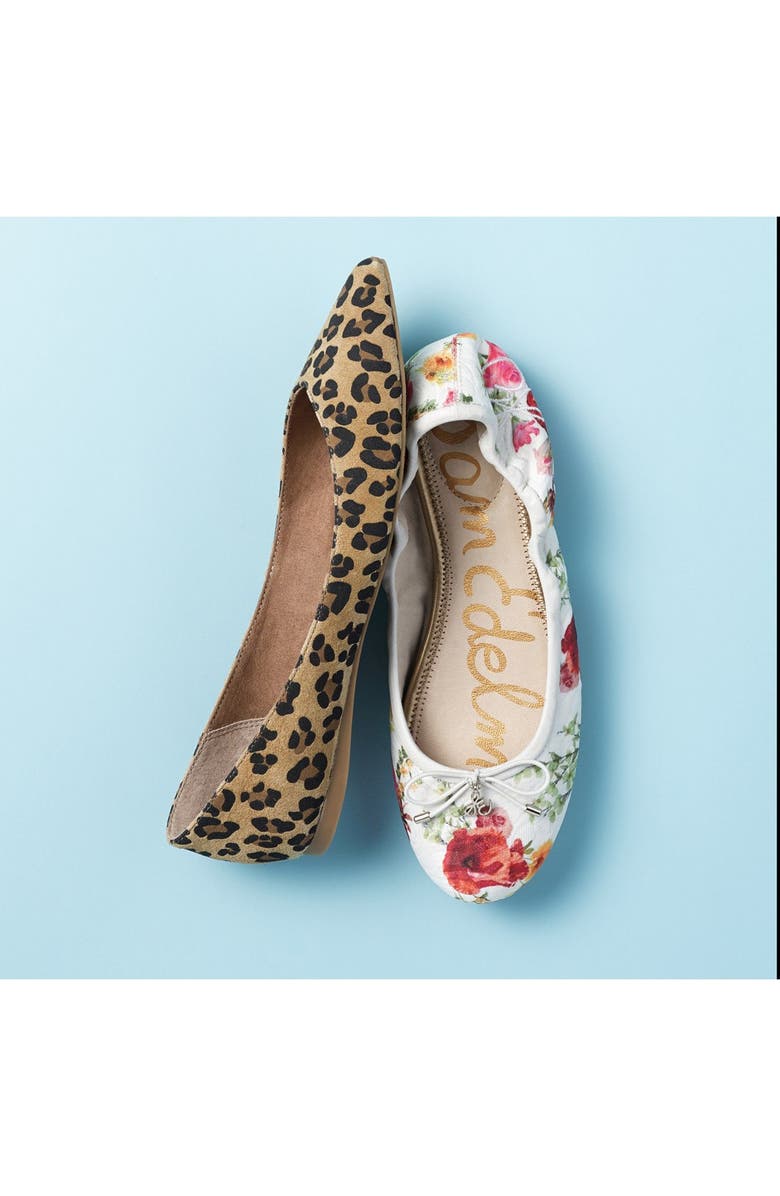 BP. 'Moveover' Pointy Toe Leather Flat, Main, color,