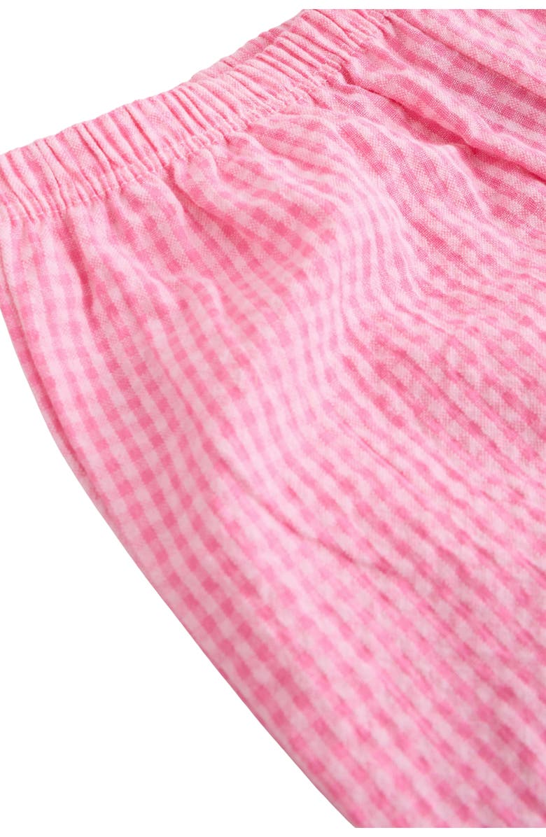 NEXT Ladybird Graphic Cotton T-Shirt & Gingham Shorts Set, Alternate, color, Green