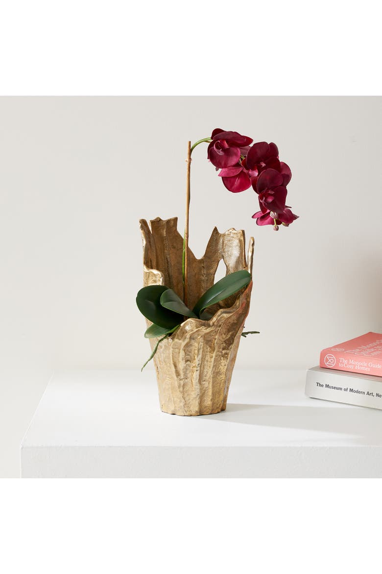 Arbre Vase, Alternate, color, Gold