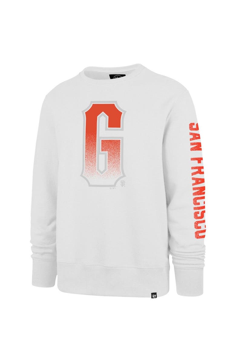 '47 Men's '47 White San Francisco Giants City Connect Legend Headline Pullover Sweatshirt, Alternate, color,
