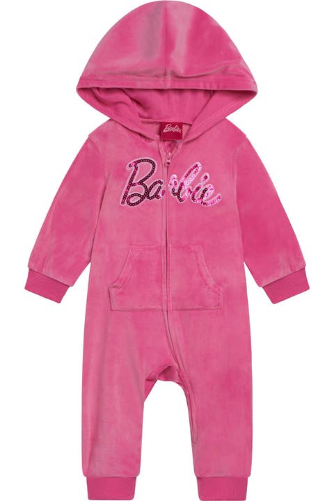 Velour Hoodie and Pants Set and Coverall