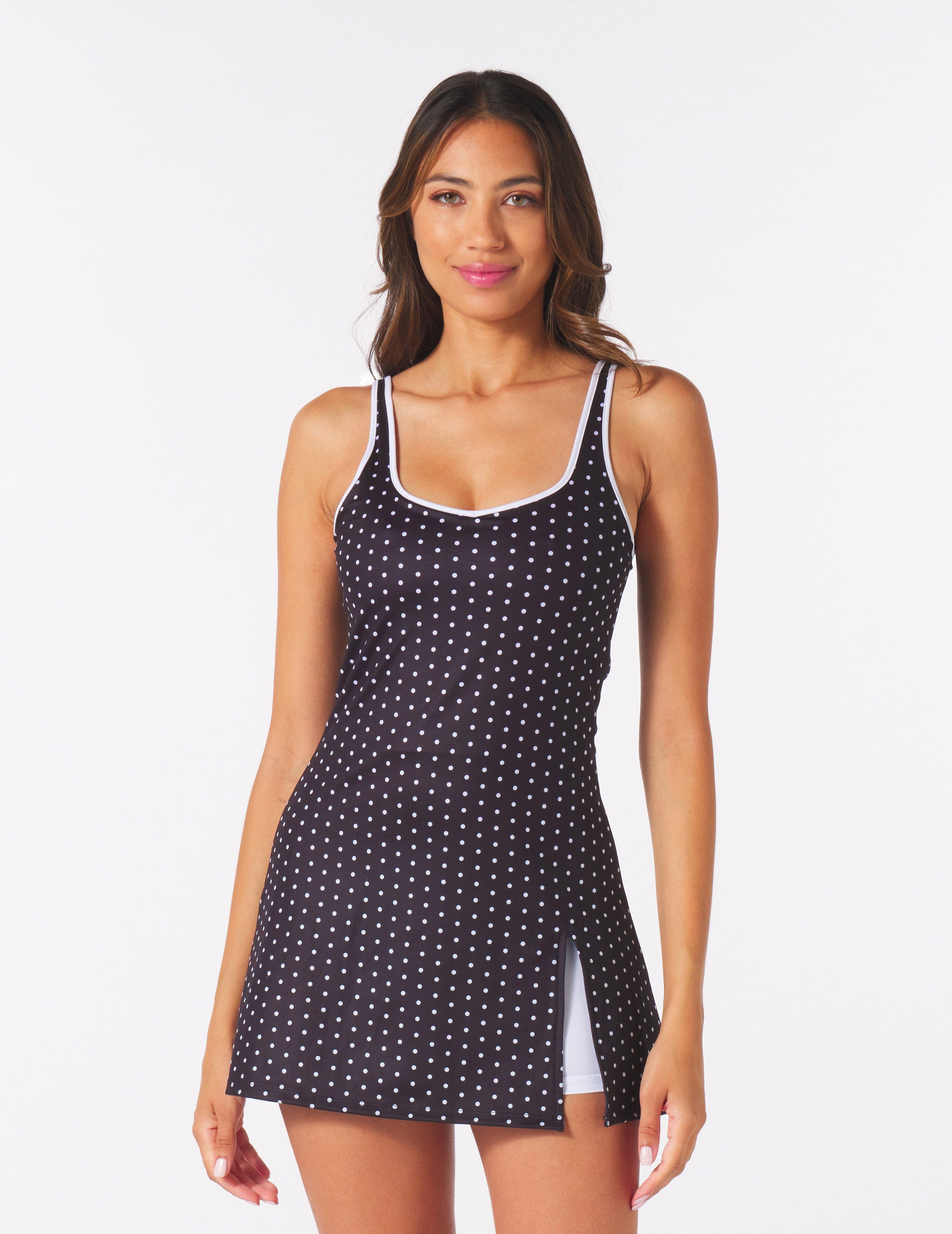 selected Black/White Polka Dot