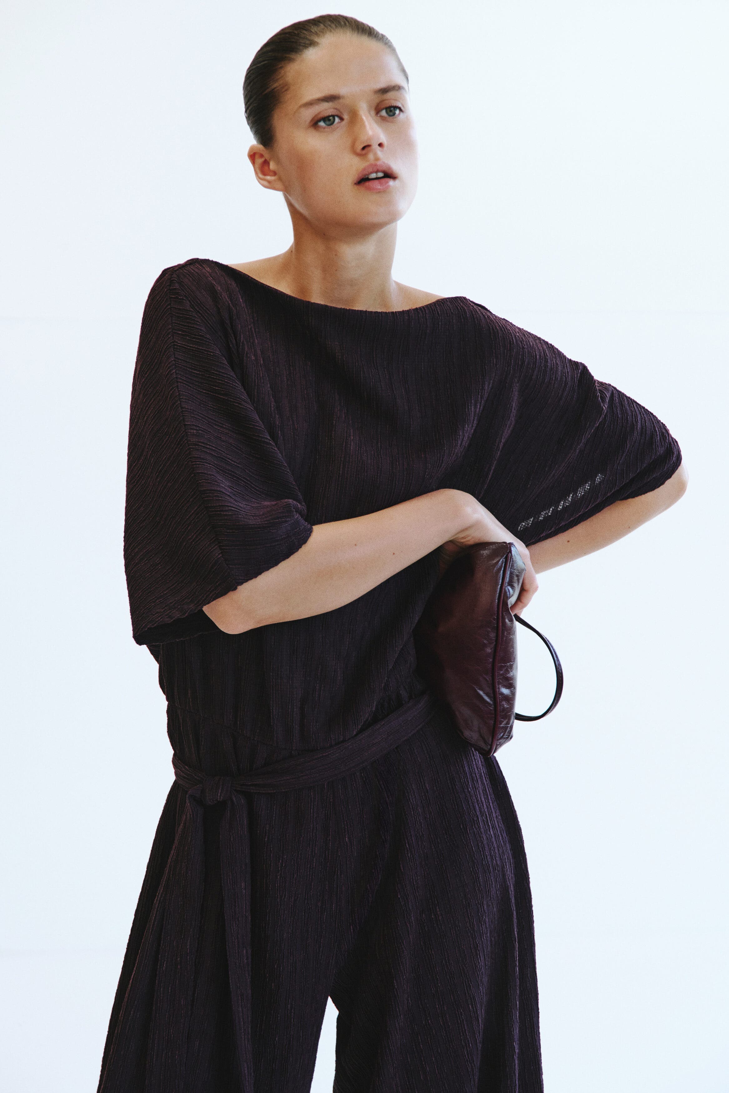 Dark plum purple