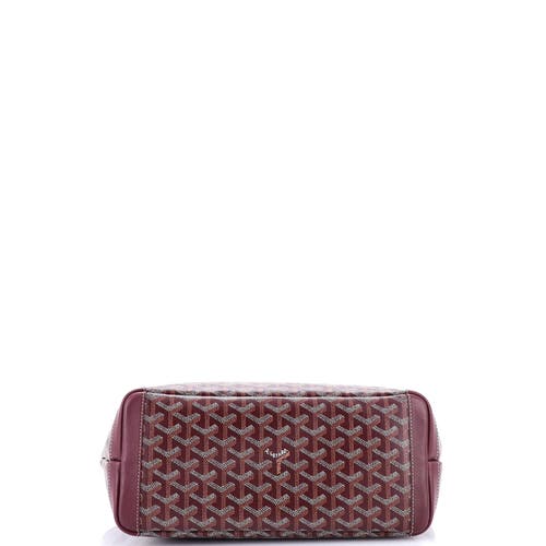 Pre-owned Goyard Goyard Artois Tote Printed Coated Canvas Pm In Red
