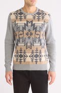 Weatherproof® Geometric Cotton Crewneck Sweater