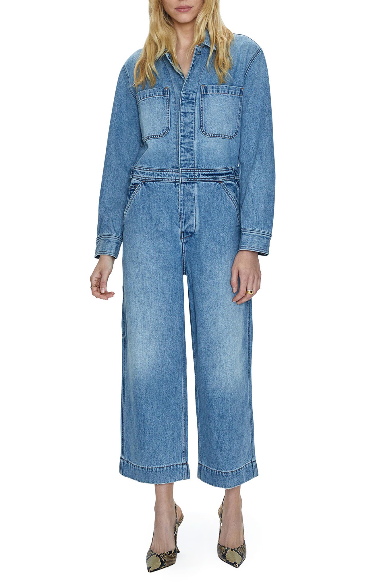 Pistola Leo Relaxed Denim Jumpsuit
