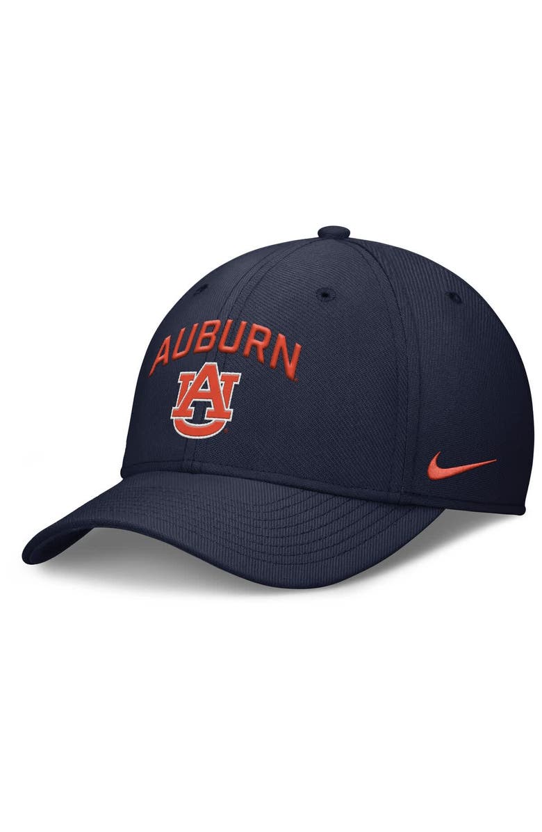 Nike Men's Nike Navy Auburn Tigers 2025 On-Field Rise Dri-FIT Flex Hat, Main, color,