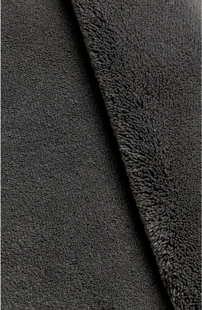 CHRISTY Deep Pile Thick Non-Slip Bath Rug, Alternate, color, Ash Gray