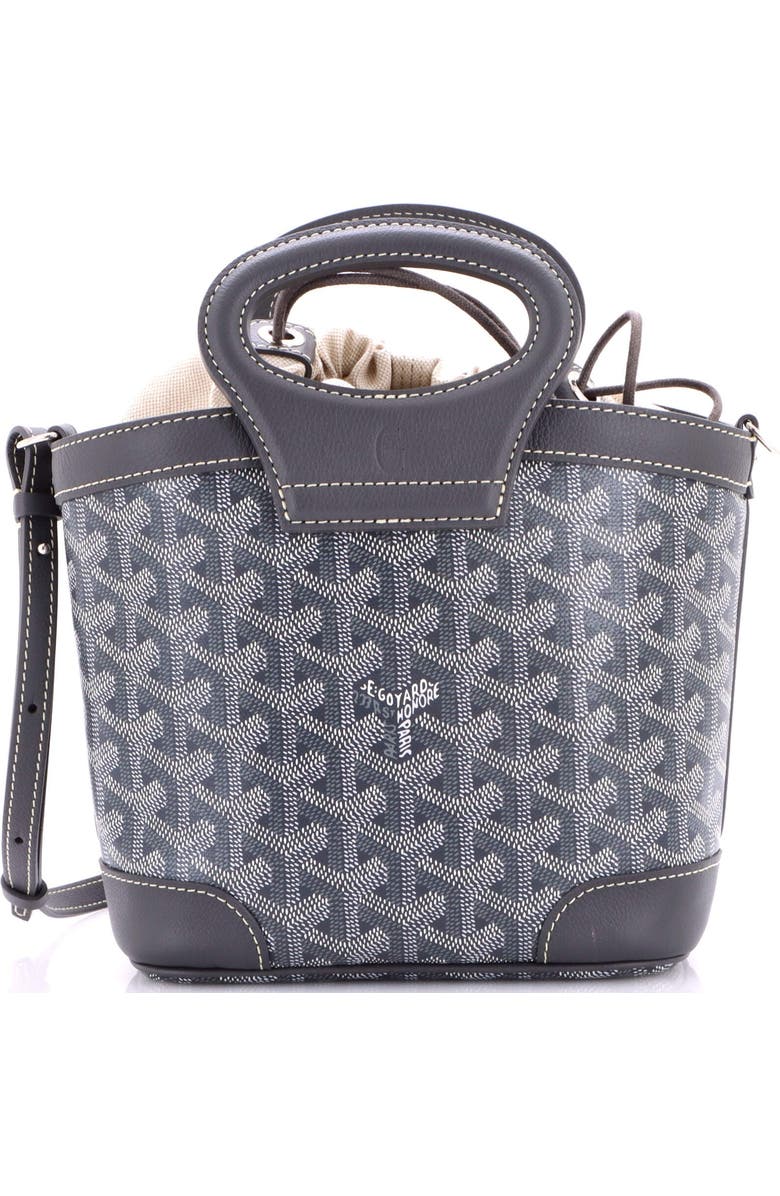Pre-Owned Goyard Beluga Bag Coated Canvas Mini, Main, color, Gray