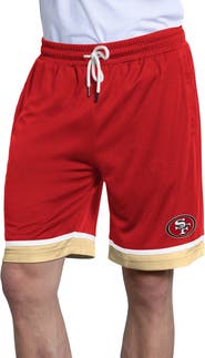 STARTER Men's Starter Scarlet San Francisco 49ers Power Play Mesh Shorts
