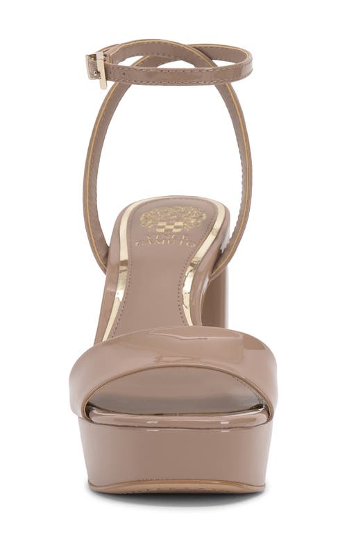 Vince Camuto Pendry Ankle Strap Platform Sandal In Brown