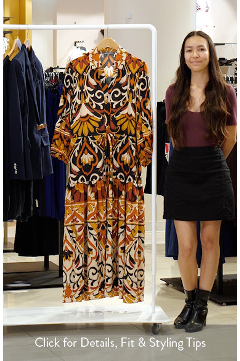 Geo Print Shirtdress video