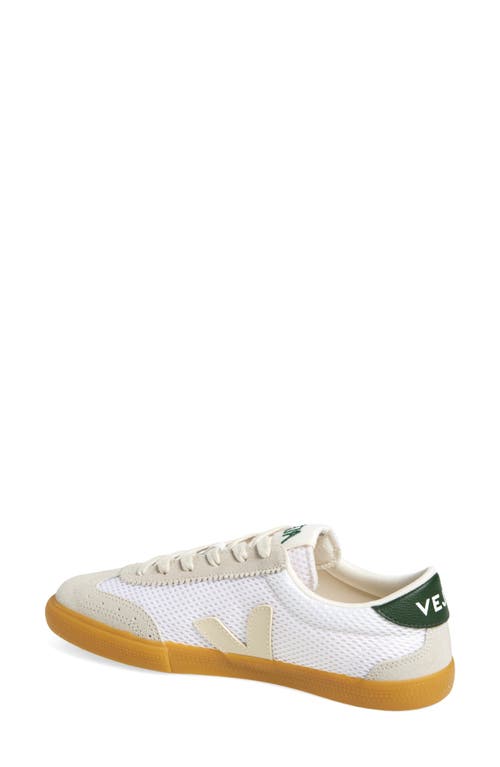 Veja V-82 Grained Leather Pure Sneakers Shoes In Lunar Pierre Cyprus