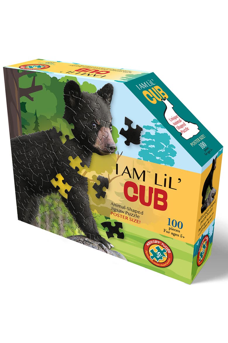Lil Cub 100 Piece Jigsaw Puzzle, Main, color, Multicolored
