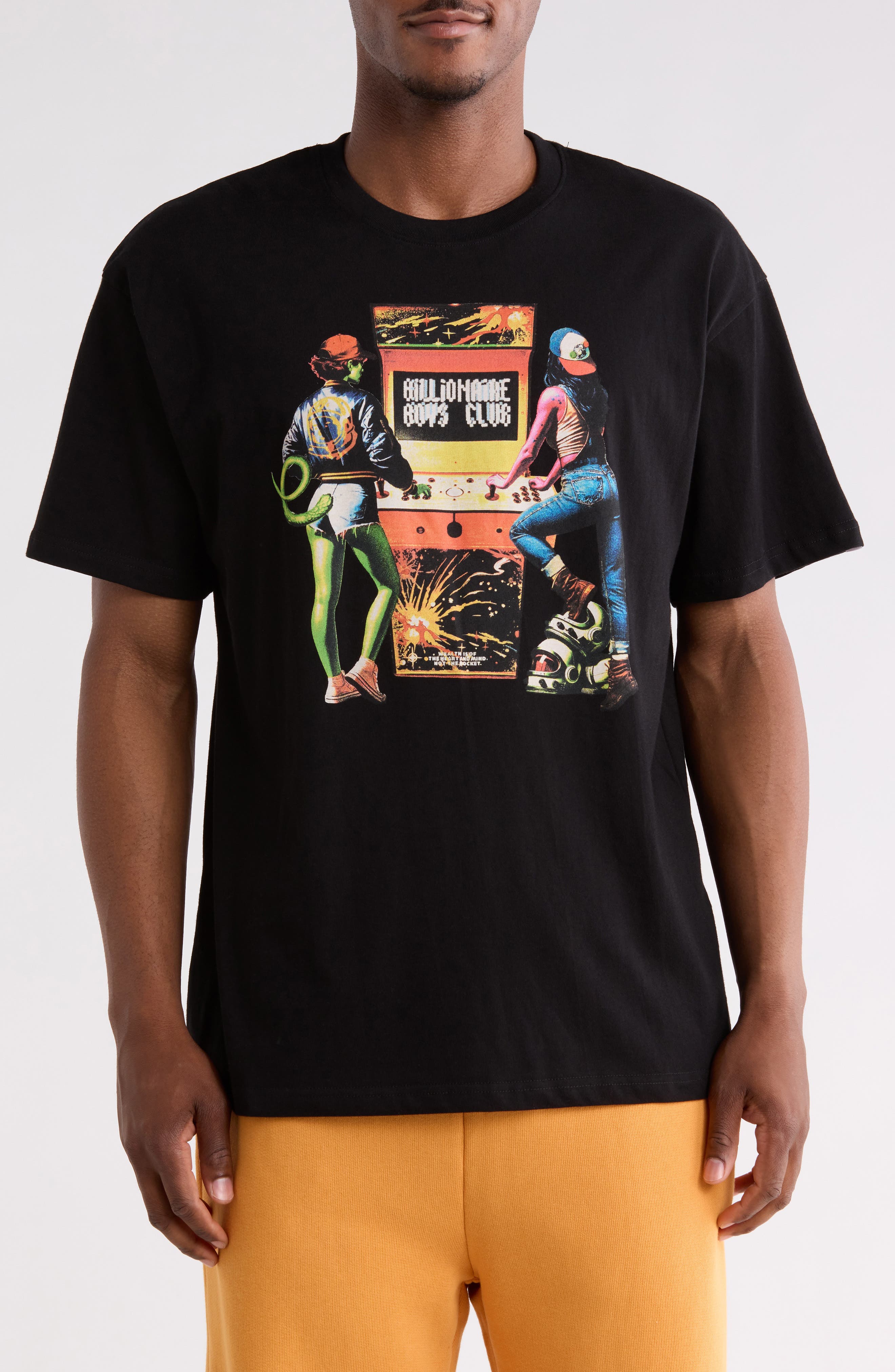 Billionaire Boys Club BB 2 Player Cotton Graphic T-Shirt