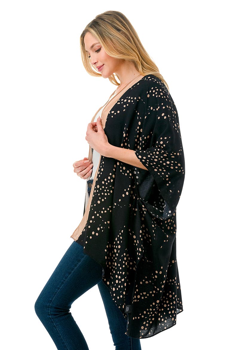 Polka Dot Duster, Alternate, color, BLACK