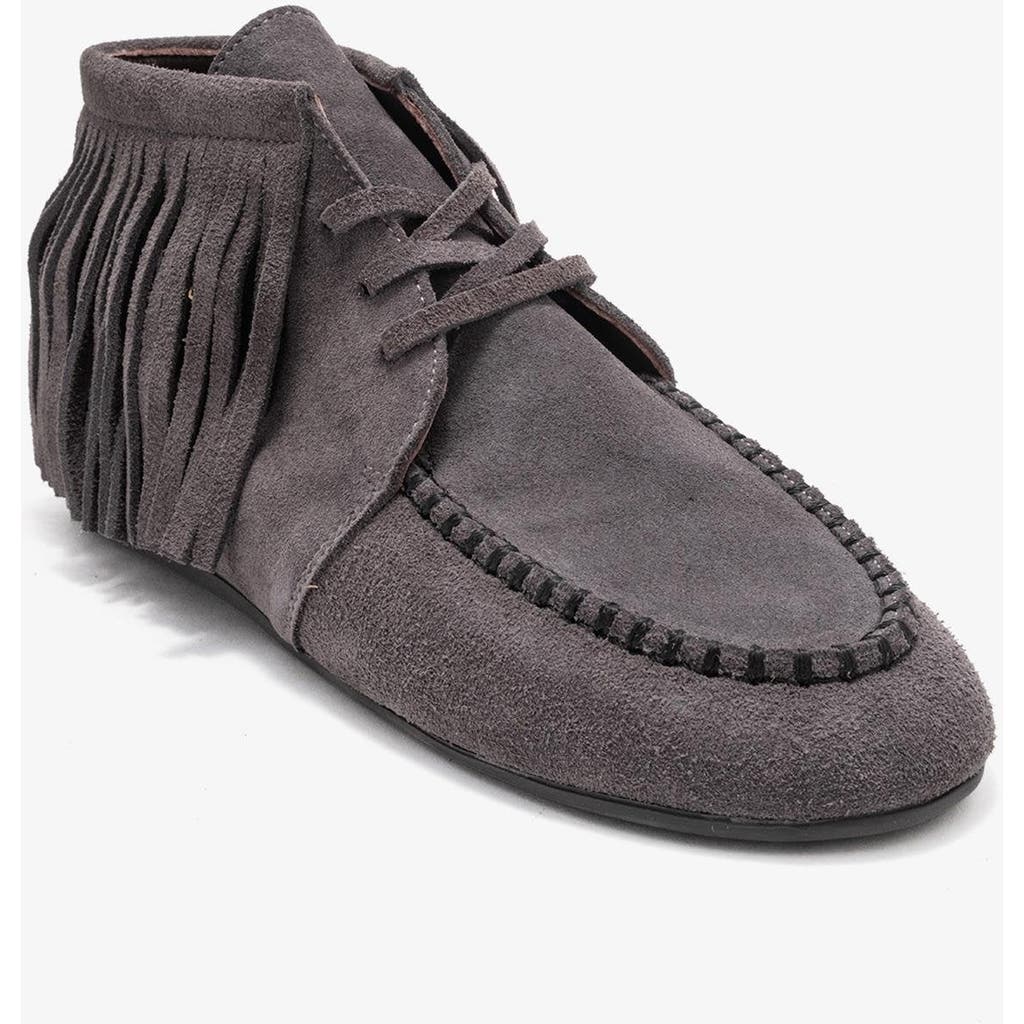 Forever & Always Shoes Raux Leather Ankle Boot In Purple