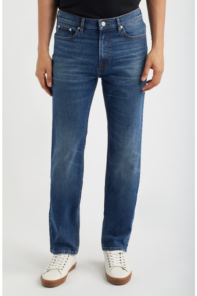 Modern Straight Leg Jeans (Nordstrom Exclusive), Main, color, STARLIT