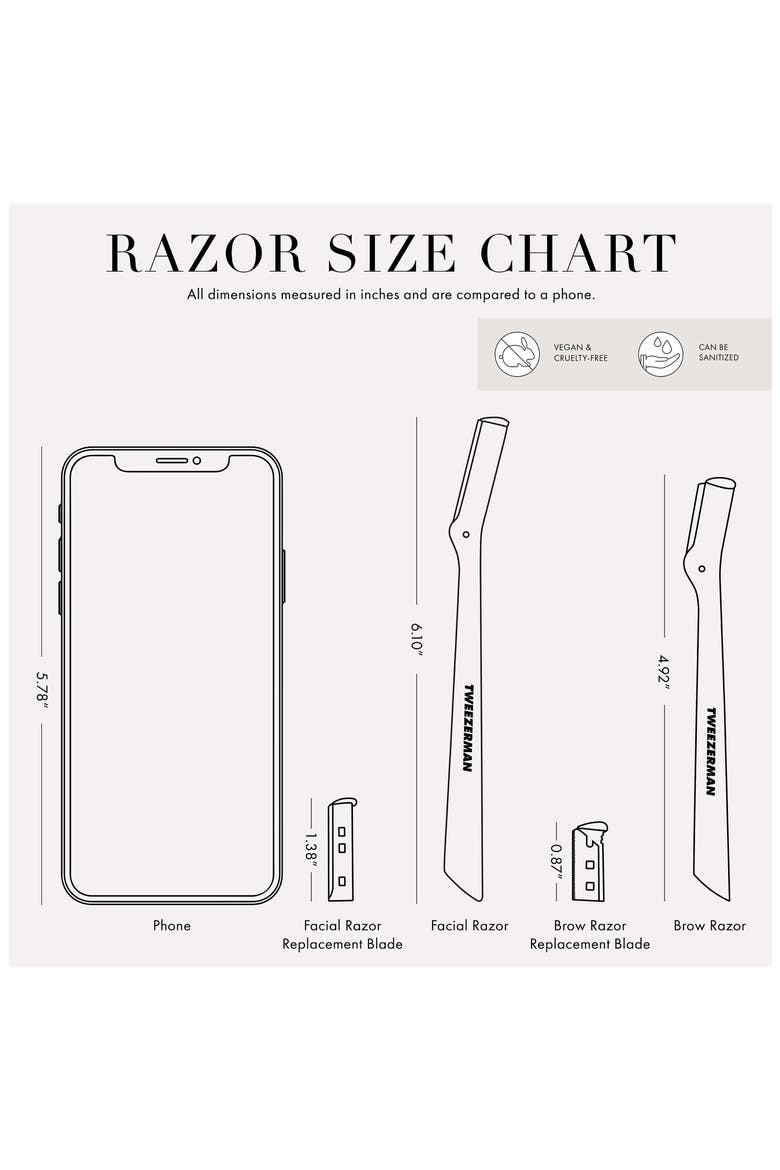 Brow Razor, Alternate, color, SILVER