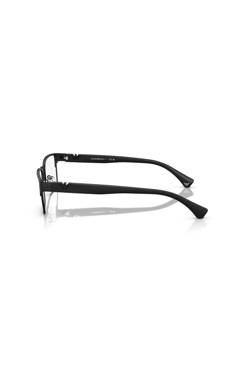 55mm Square optical glasses, Alternate, color, Black