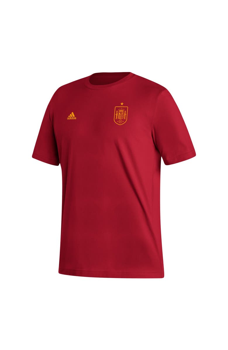 adidas Men's adidas Red Spain National Team Crest T-Shirt, Alternate, color, 