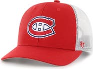 '47 Men's '47 Red/White Montreal Canadiens Logo Trucker Adjustable Hat