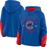 FANATICS Women's Fanatics Royal Chicago Cubs Oversized Time to Win Pullover Hoodie