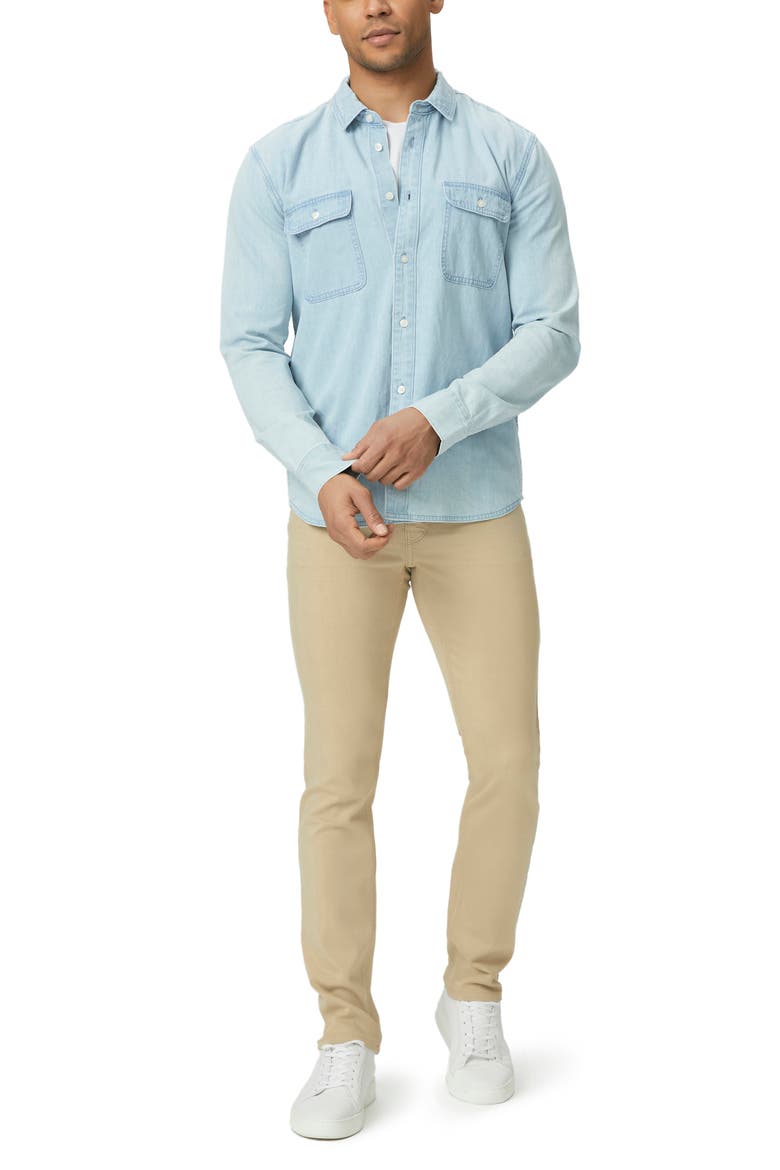 Martin Chambray Button-Up Shirt, Alternate, color, ASHER