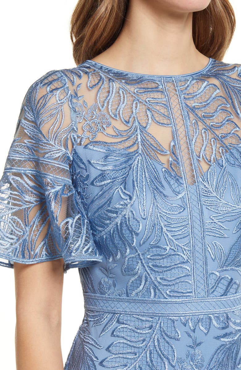 Tadashi Shoji Lace Midi Dress, Alternate, color, 