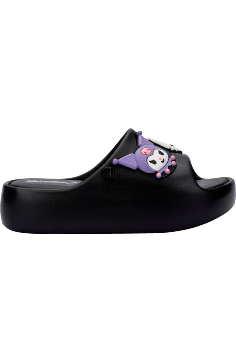Mini Melissa x Sanrio Kids' Free Platform Slide Sandal, Alternate, color, Black