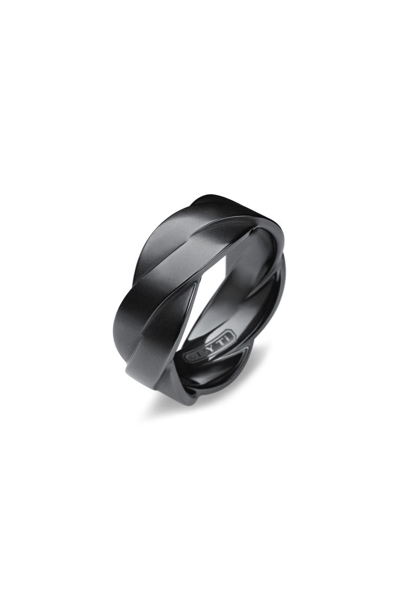 David Yurman Helios<sup>™</sup> Band Ring, Alternate, color, Black Titanium