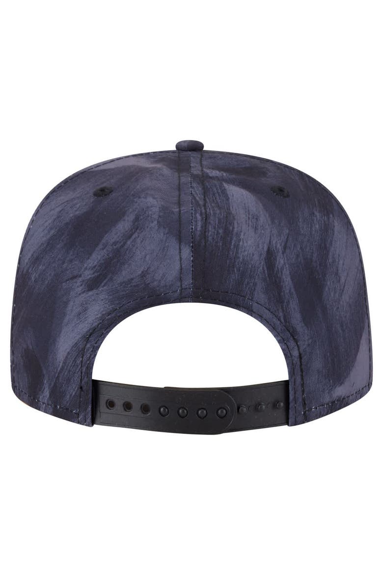 Men's New Era Navy Chicago Cubs Printed Golfer Snapback Hat, Alternate, color, Navy