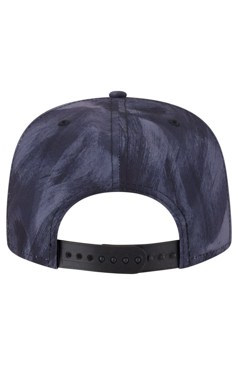 New Era Men's New Era Navy Chicago Cubs Printed Golfer Snapback Hat, Alternate, color, Navy