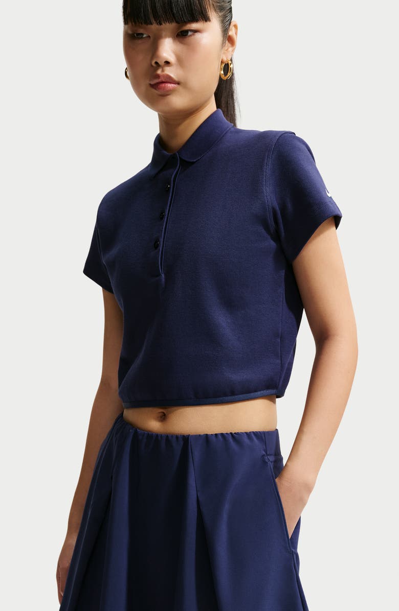 Nike Dri-FIT Flouncy Golf Skort, Alternate, color, 410 Midnight Navy/Sail