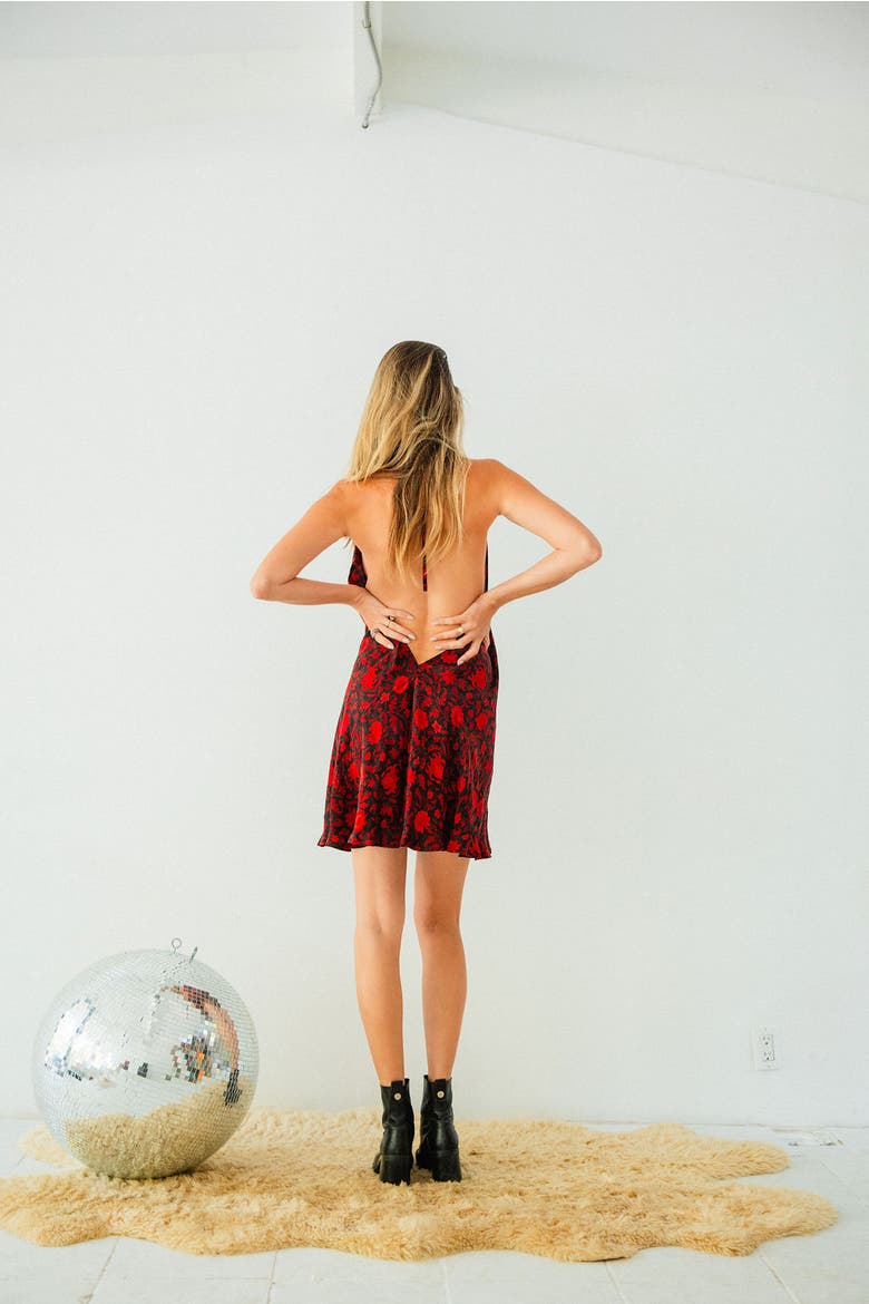 The Party Dress Moody, Alternate, color, Red & Black
