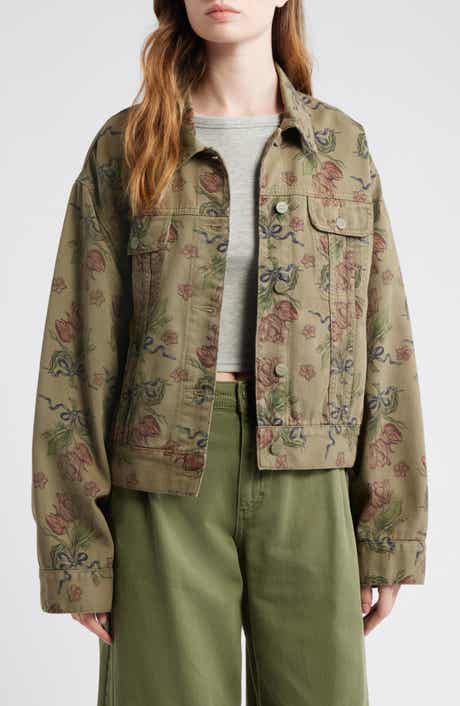 Damson Madder Stacia Overdye Tulip Organic Cotton Denim Jacket