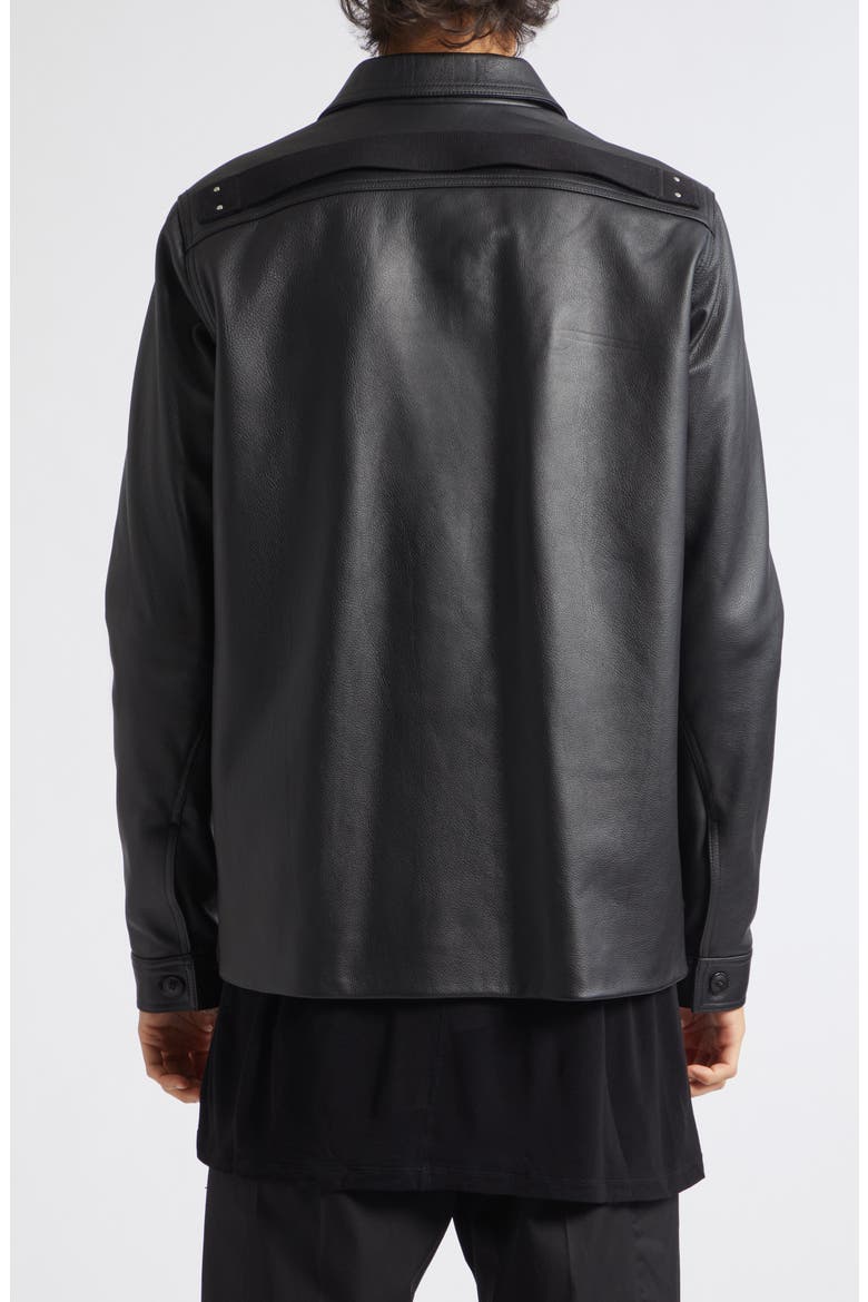 Brad Leather Jacket, Alternate, color, BLACK