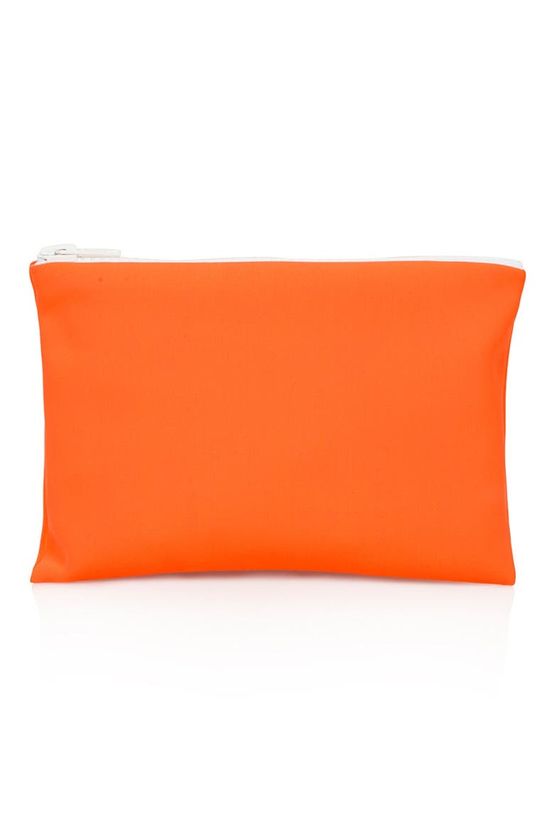 Ashish x Topshop Fluro Orange Backless Swimsuit, Alternate, color, ORANGE